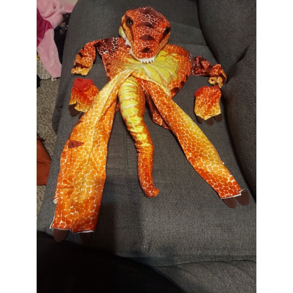 UNDERWRAPS Toddler Sz 18-24 M Medium T-REX Halloween Costume Dinosaur Hooded New - Picture 2 of 9